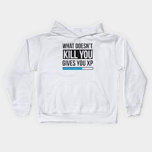 What Doesn't Kill You Gives You EXP Kids Hoodie